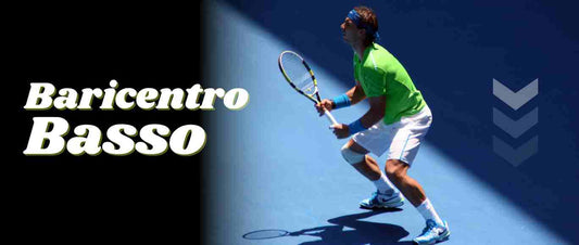 mantenere il baricentro basso tennis
